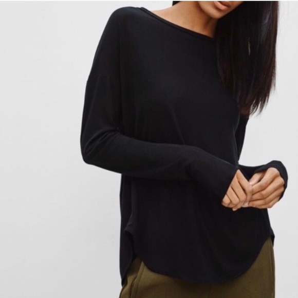Aritzia Wilfred open back long sleeve - Picture 2 of 5